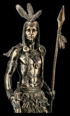 Indianer Krieger Figur - Krieger Mit Speer -FIGUREN Verkäufe FS21241 Indianer Krieger Figur stehend mit Speer 9 1280x1280