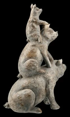 Schweine Pyramide Figur 8 Schweine Pyramide Figur -FIGUREN Verkäufe FS21257 Gestapelte Schweine Figur 6 1280x1280