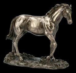 Pferde Figur Auf Wiese