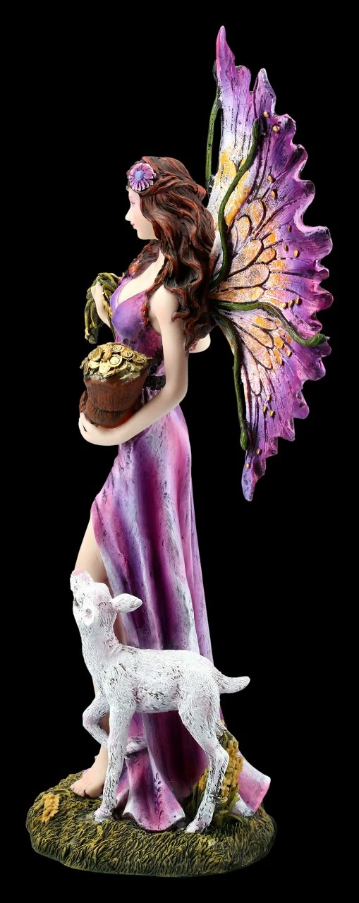 Elfen Figur - Fortuna Mit Lamm 4 Elfen Figur - Fortuna Mit Lamm – Bild 2