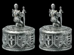 Ritter Schatulle - 2er Set Silberfarben 13 Ritter Schatulle - 2er Set Silberfarben -FIGUREN Verkäufe FS21476 Ritter Schatulle silberfarben 7 1280x1280