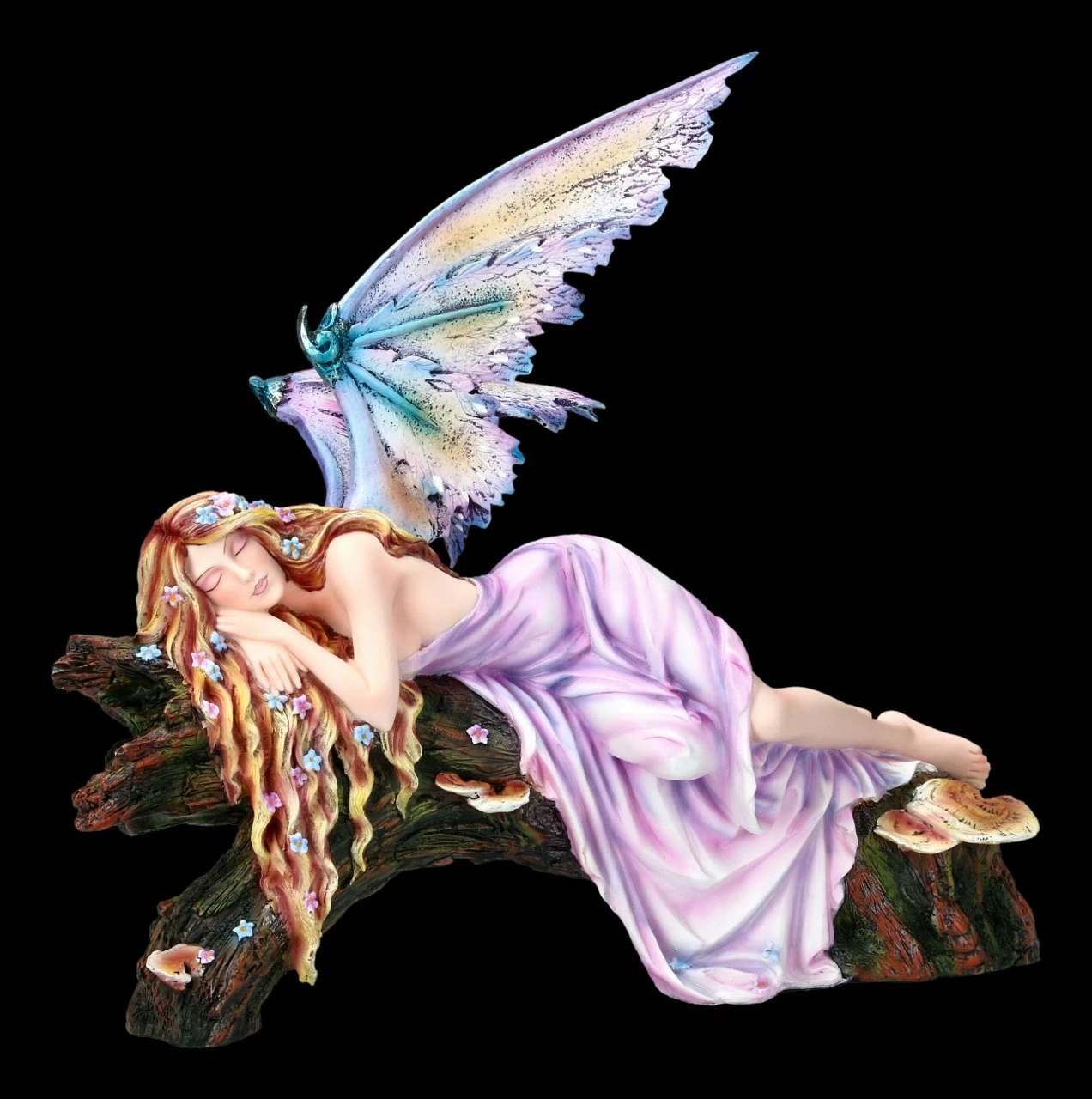 Elfen Figur - Drema Schlafend Auf Baum 4 Elfen Figur - Drema Schlafend Auf Baum – Bild 2