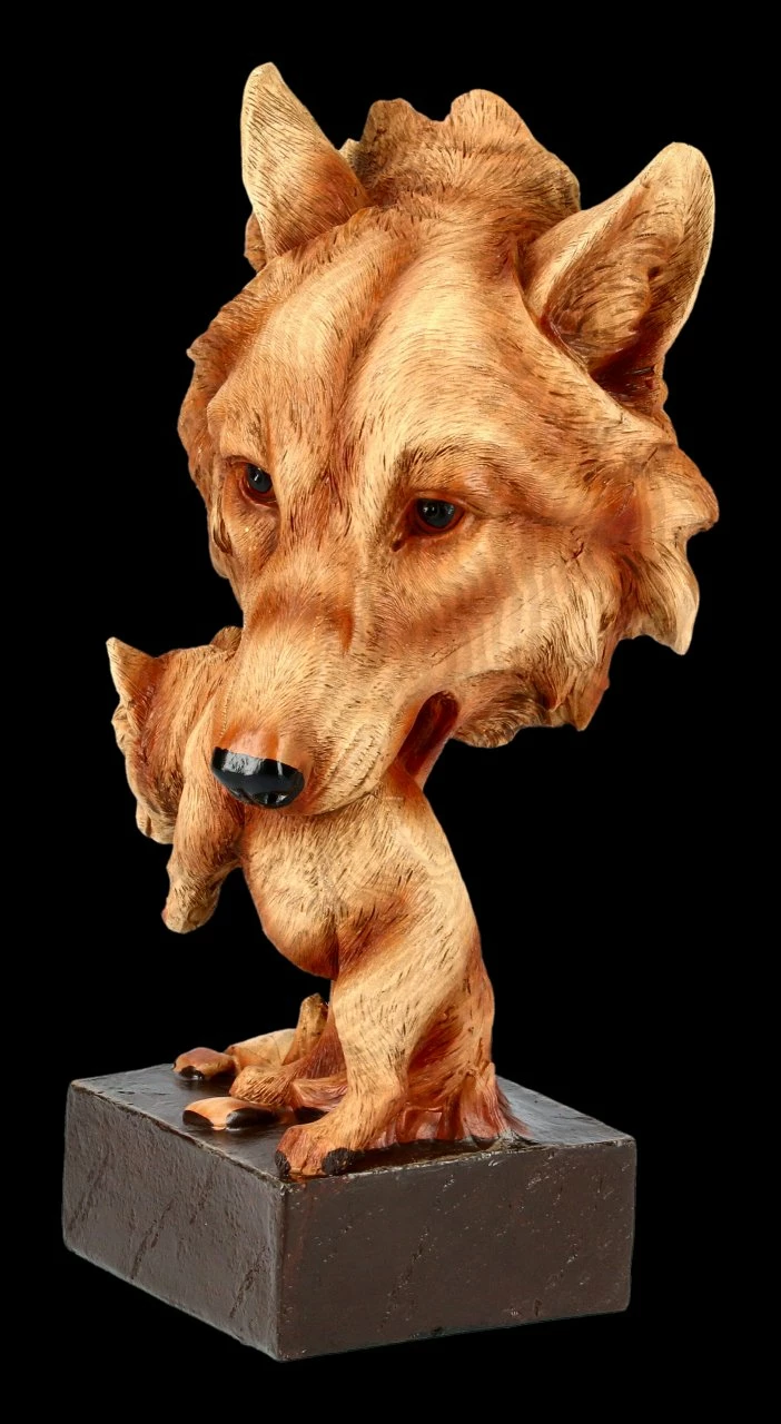 Wolf Büste - Natural Protection 4 Wolf Büste - Natural Protection – Bild 2