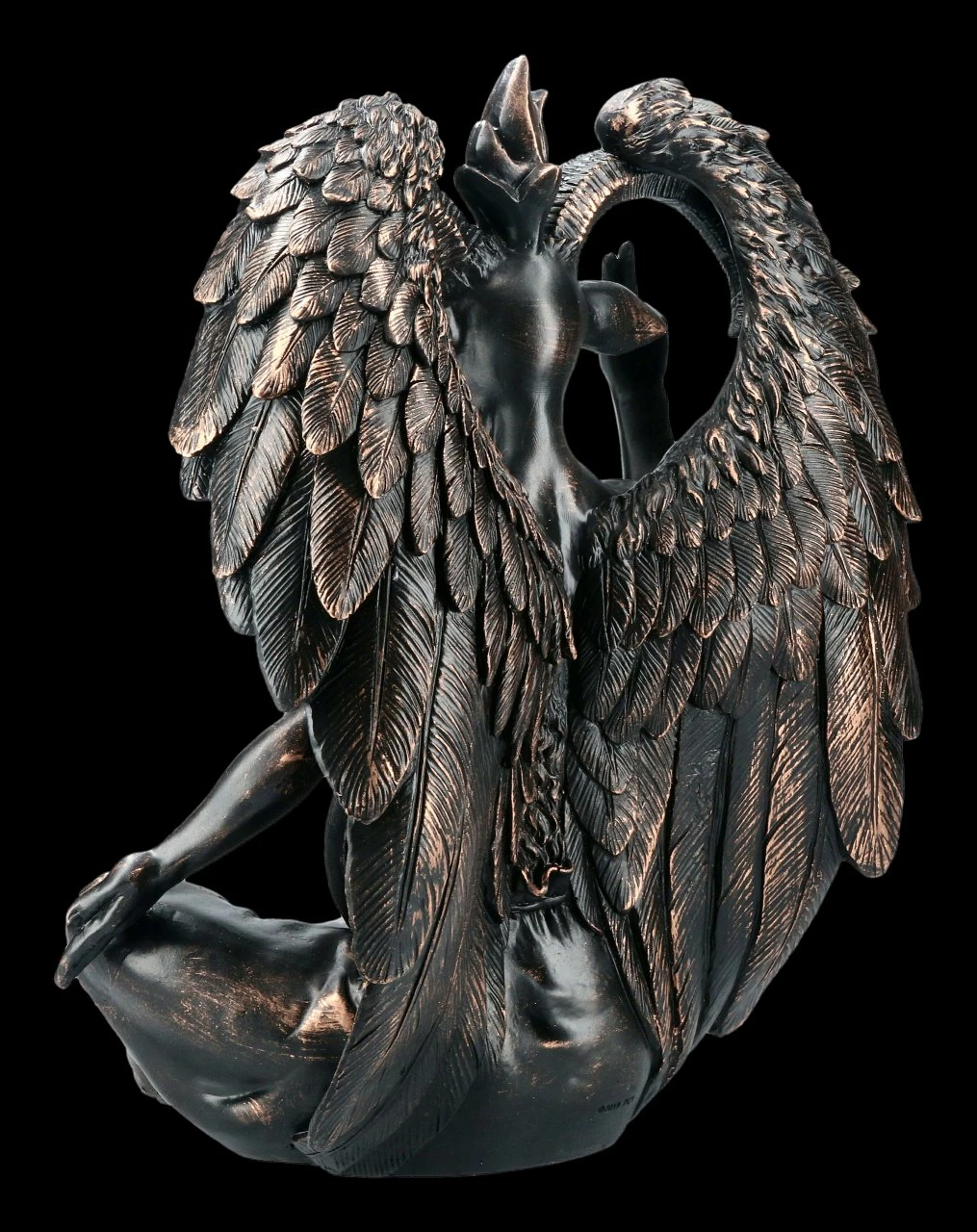 Große Baphomet Figur - Kupferfarben 6 Große Baphomet Figur - Kupferfarben – Bild 4