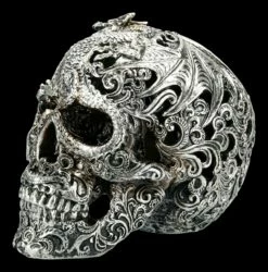 Totenkopf - Cranial Drakos - Silber 11 Totenkopf - Cranial Drakos - Silber -FIGUREN Verkäufe FS216417 Totenkopf Cranial Drakos silber 3 1280x1280