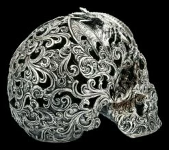 Totenkopf - Cranial Drakos - Silber 13 Totenkopf - Cranial Drakos - Silber -FIGUREN Verkäufe FS216417 Totenkopf Cranial Drakos silber 8 1280x1280
