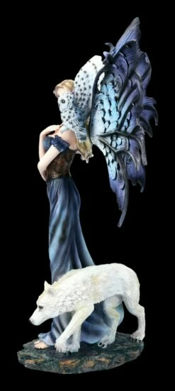 Elfen Figur - Corelei Mit Eule Und Wolf -FIGUREN Verkäufe FS21647 Elfen Figur Corelei mit Wolf 3 1280x1280