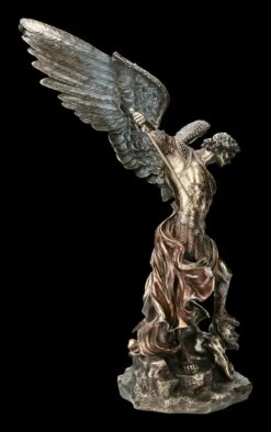 Große Erzengel Michael Figur - Bronziert -FIGUREN Verkäufe FS21862 Grosse Erzengel Michael Figur bronziert 8 1280x1280
