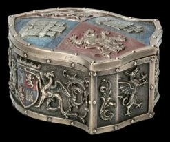 Ritter Schatulle - Löwen Wappen -FIGUREN Verkäufe FS21864 Schatulle Loewen Wappen 5 1280x1280