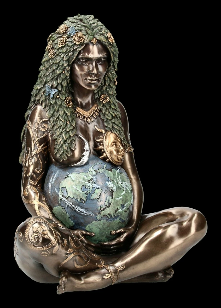 NEMESIS NOW Himmlische Gaia Figur - Mutter Erde - Groß Bronziert 3 NEMESIS NOW Himmlische Gaia Figur - Mutter Erde - Groß Bronziert