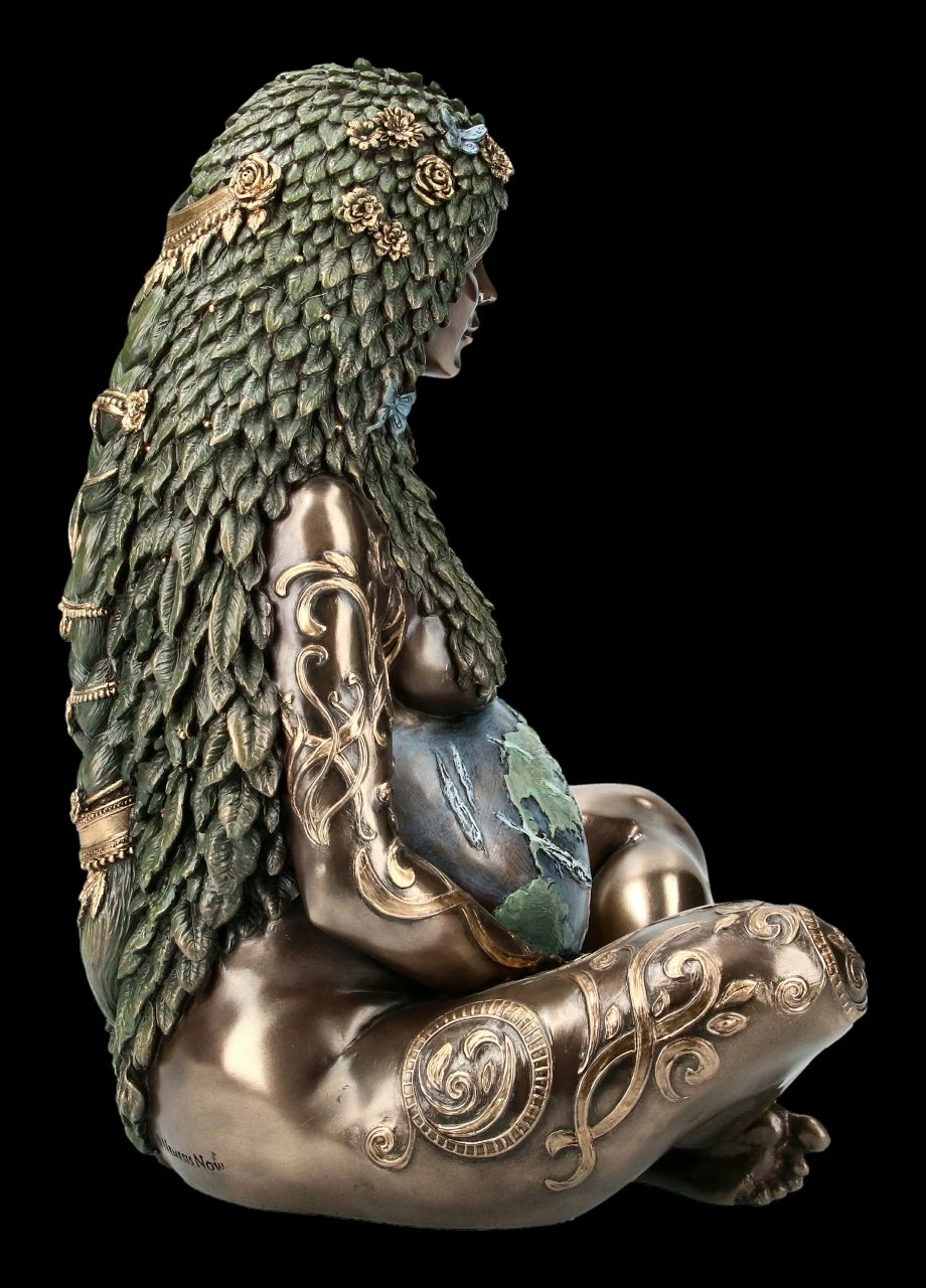 NEMESIS NOW Himmlische Gaia Figur - Mutter Erde - Groß Bronziert 7 NEMESIS NOW Himmlische Gaia Figur - Mutter Erde - Groß Bronziert – Bild 5