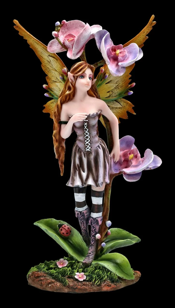 Elfen Figur - Bluma Mit Orchidee 3 Elfen Figur - Bluma Mit Orchidee
