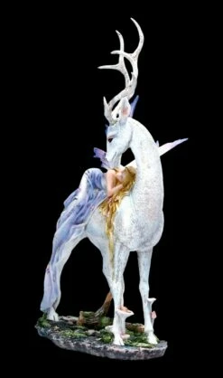 FIGUREN Verkäufe -FIGUREN Verkäufe FS22396 Elfen Figur Schl ft auf weissem Hirsch 3 1280x1280