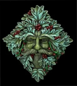 Wanddeko - Festlicher Baumgeist