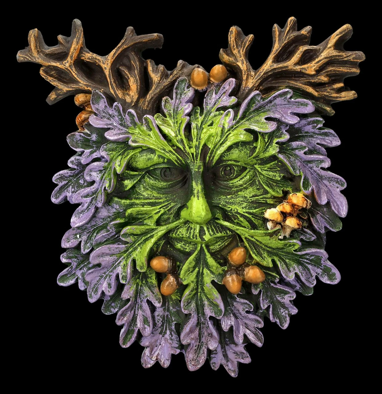 Wanddeko - Baumgeist Mit Eicheln 3 Wanddeko - Baumgeist Mit Eicheln