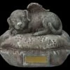 Hunde Urne Groß - Engel Auf Kissen -FIGUREN Verkäufe FS23781 Hunde Urne Liegend auf Kissen 2 1280x1280