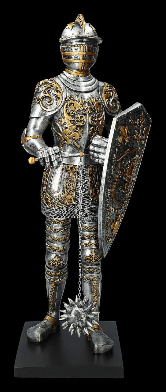 Große Ritterfigur Mit Morgenstern 4 Große Ritterfigur Mit Morgenstern – Bild 2