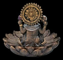 Ganesha Figur Mit Teelicht- & Räucherhalter -FIGUREN Verkäufe FS23788 Ganesha Figur mit Teelicht Raucherhalter 4 1280x1280