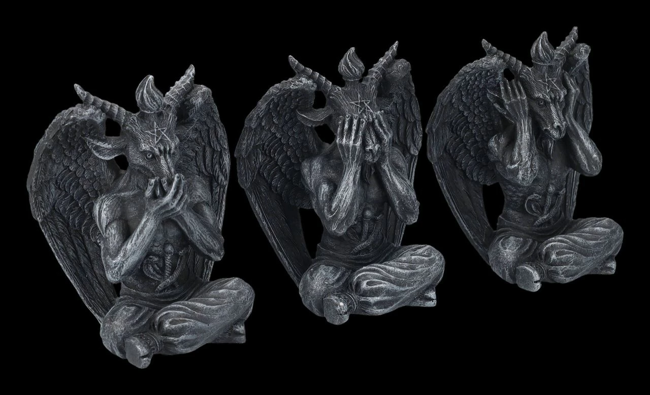 Teuflische Baphomet Figuren - Nichts Böses 4 Teuflische Baphomet Figuren - Nichts Böses – Bild 2