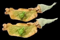 Pixie Kobold Figur - Blätter Bett 2er Set -FIGUREN Verkäufe FS24657 Pixie Kobold Figur Blatter Bett 2er 3 1280x1280