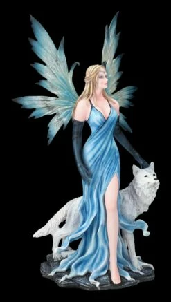 Elfen Figur Talia Mit Winter Wolf 12 Elfen Figur Talia Mit Winter Wolf -FIGUREN Verkäufe FS24666 Elfen Figur Talia mit Winter Wolf 7 1280x1280