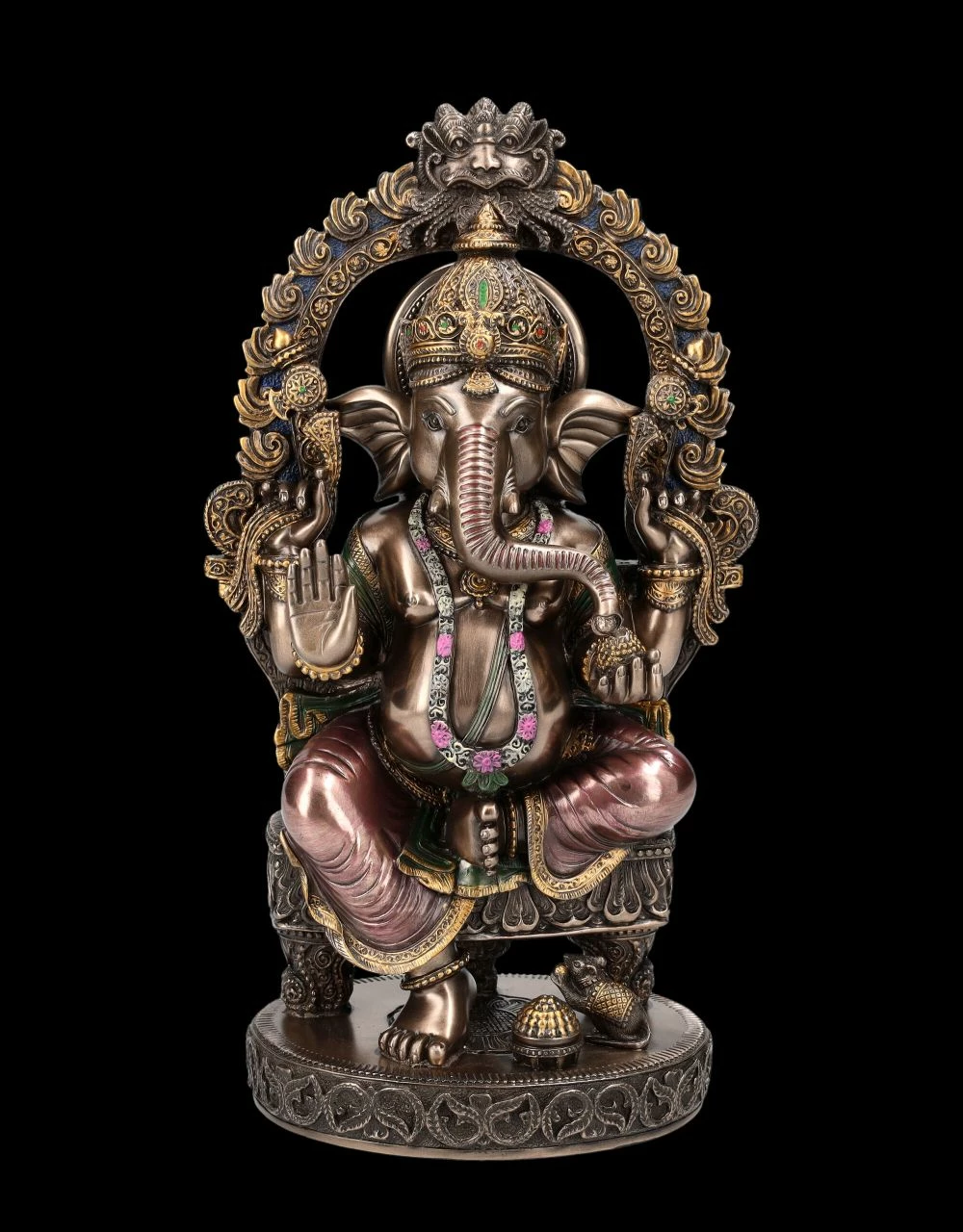 Ganesha Figur Unter Tempelbogen 3 Ganesha Figur Unter Tempelbogen