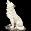 Wolf Figur - Weiß Sitzend Heulend -FIGUREN Verkäufe FS24856 Wolf Figur Weiss sitzend heulend 1 1280x1280