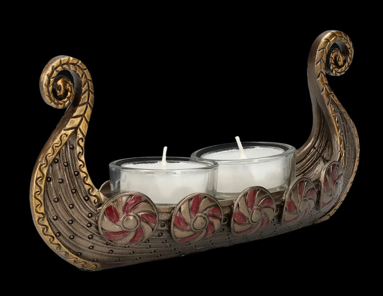 Teelichthalter - Wikinger Schiff Drakkar 4 Teelichthalter - Wikinger Schiff Drakkar – Bild 2