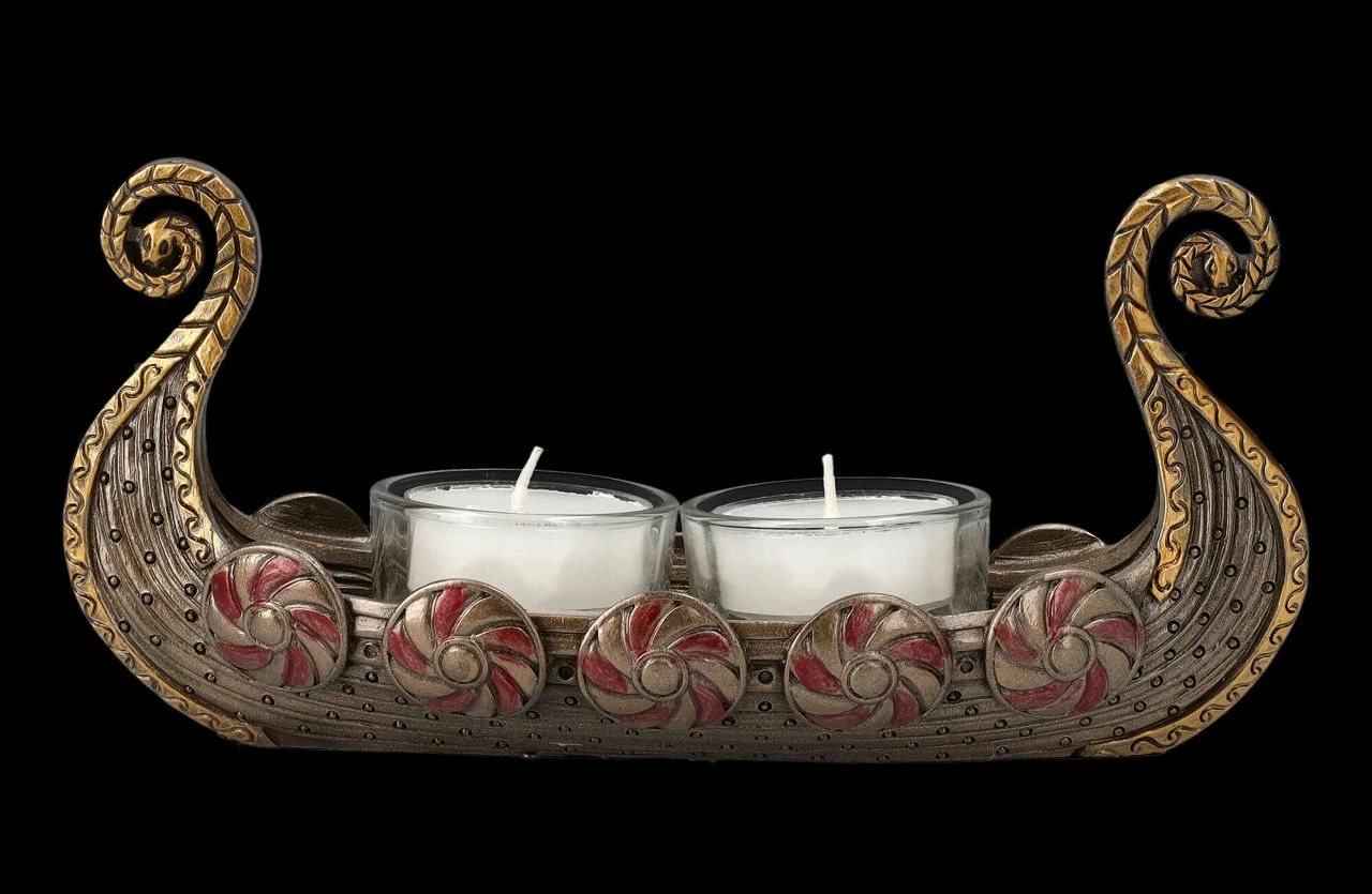 Teelichthalter - Wikinger Schiff Drakkar 5 Teelichthalter - Wikinger Schiff Drakkar – Bild 3