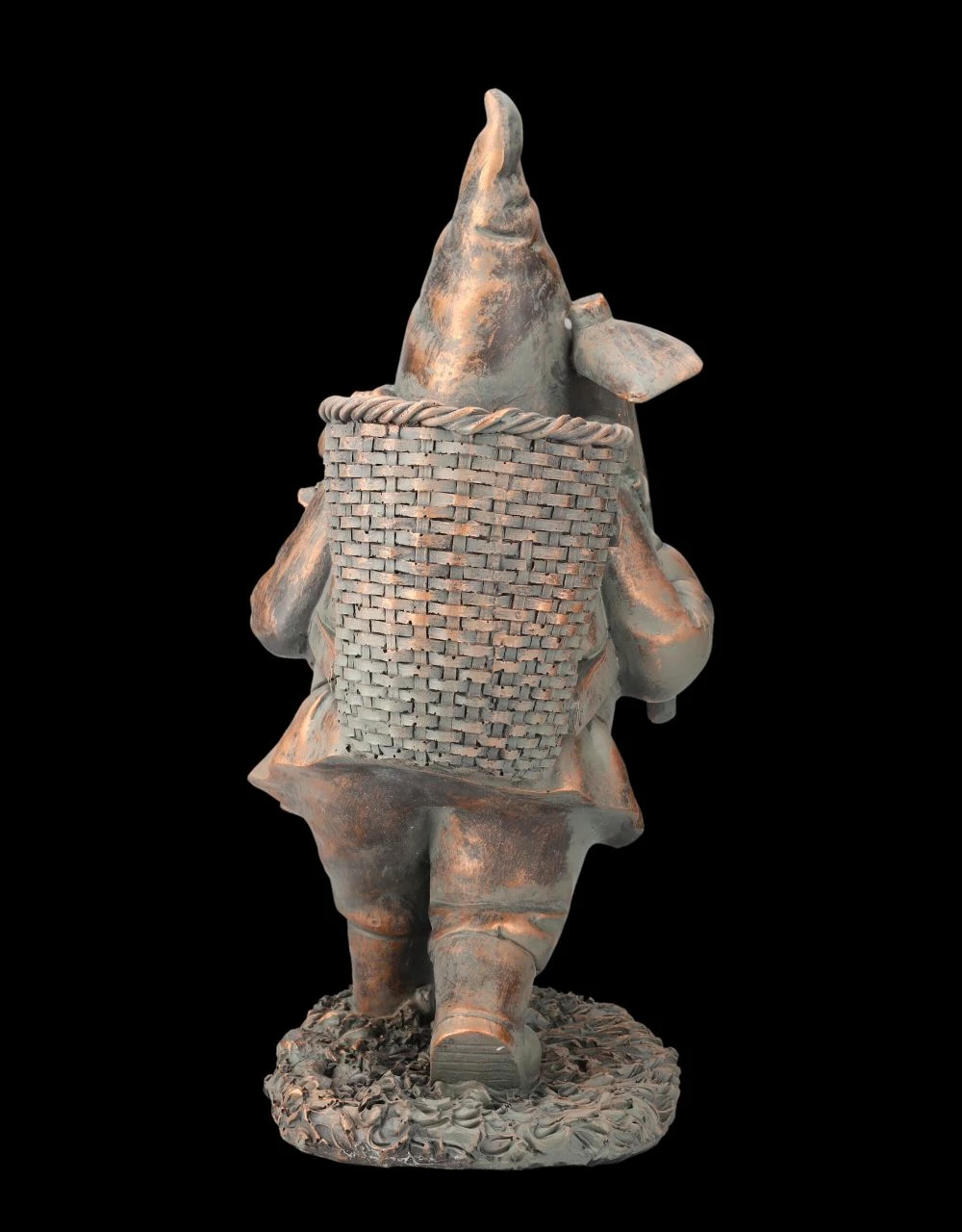 Gartenzwerg Figur Mit Rucksack Als Pflanztopf 7 Gartenzwerg Figur Mit Rucksack Als Pflanztopf – Bild 5