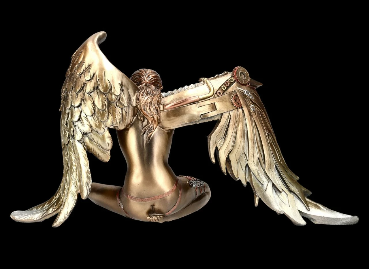 Engel Figur Steampunk - Fallen Angel 6 Engel Figur Steampunk - Fallen Angel – Bild 4