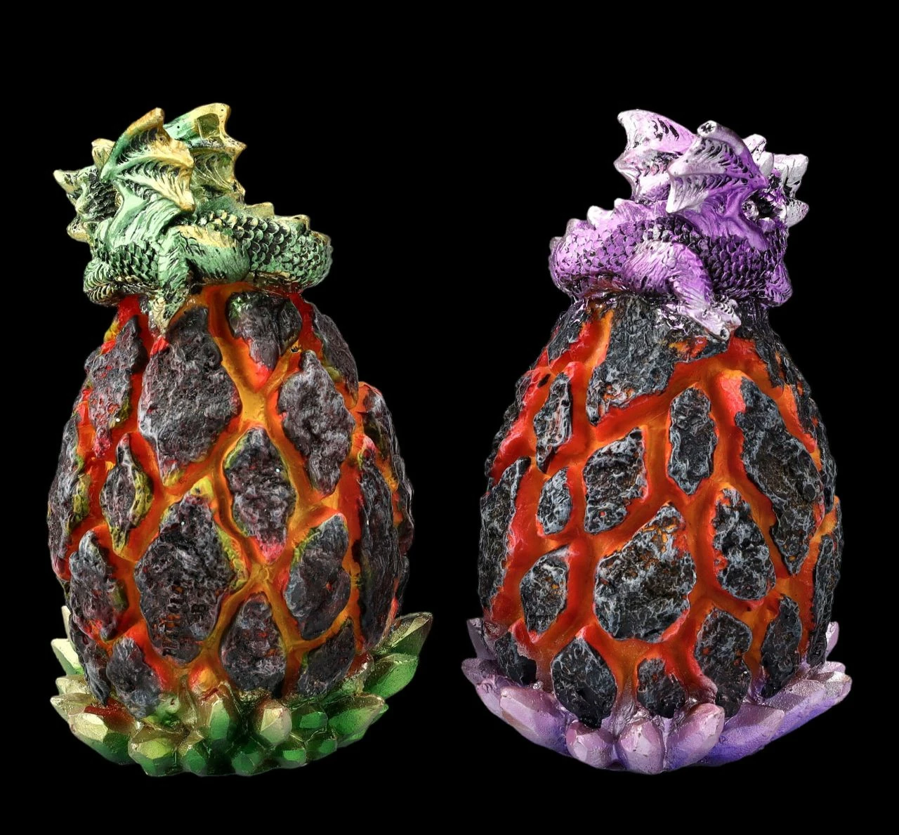 Drachen Babys Auf Ei 2er Set Mit LED 6 Drachen Babys Auf Ei 2er Set Mit LED – Bild 4