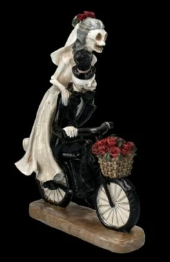 Skelettfigur - Hochzeitspaar Auf Fahrrad 14 Skelettfigur - Hochzeitspaar Auf Fahrrad -FIGUREN Verkäufe FS25265 Skelettfigur Hochzeitspaar mit Fahrrad 6 1280x1280