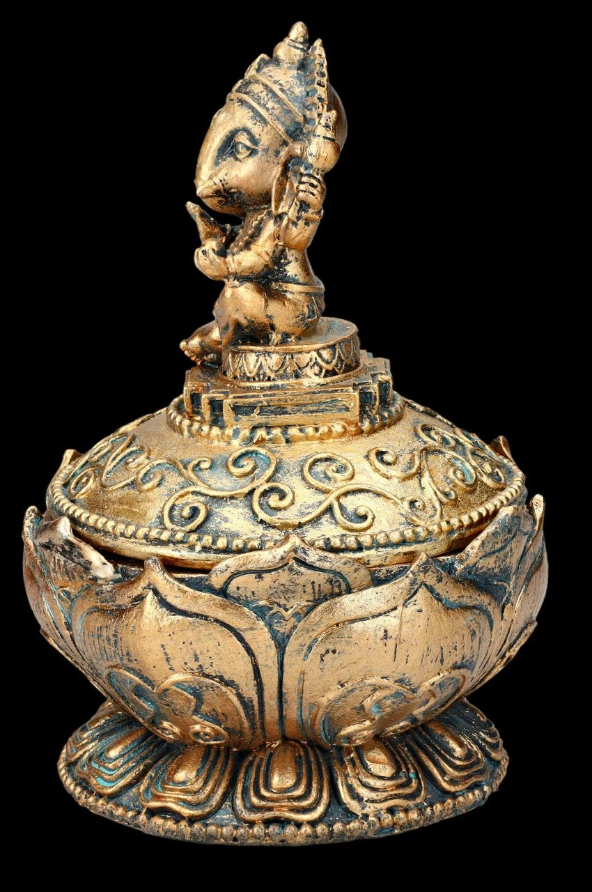 Schatulle - Lotus Mit Ganesha 6 Schatulle - Lotus Mit Ganesha – Bild 4