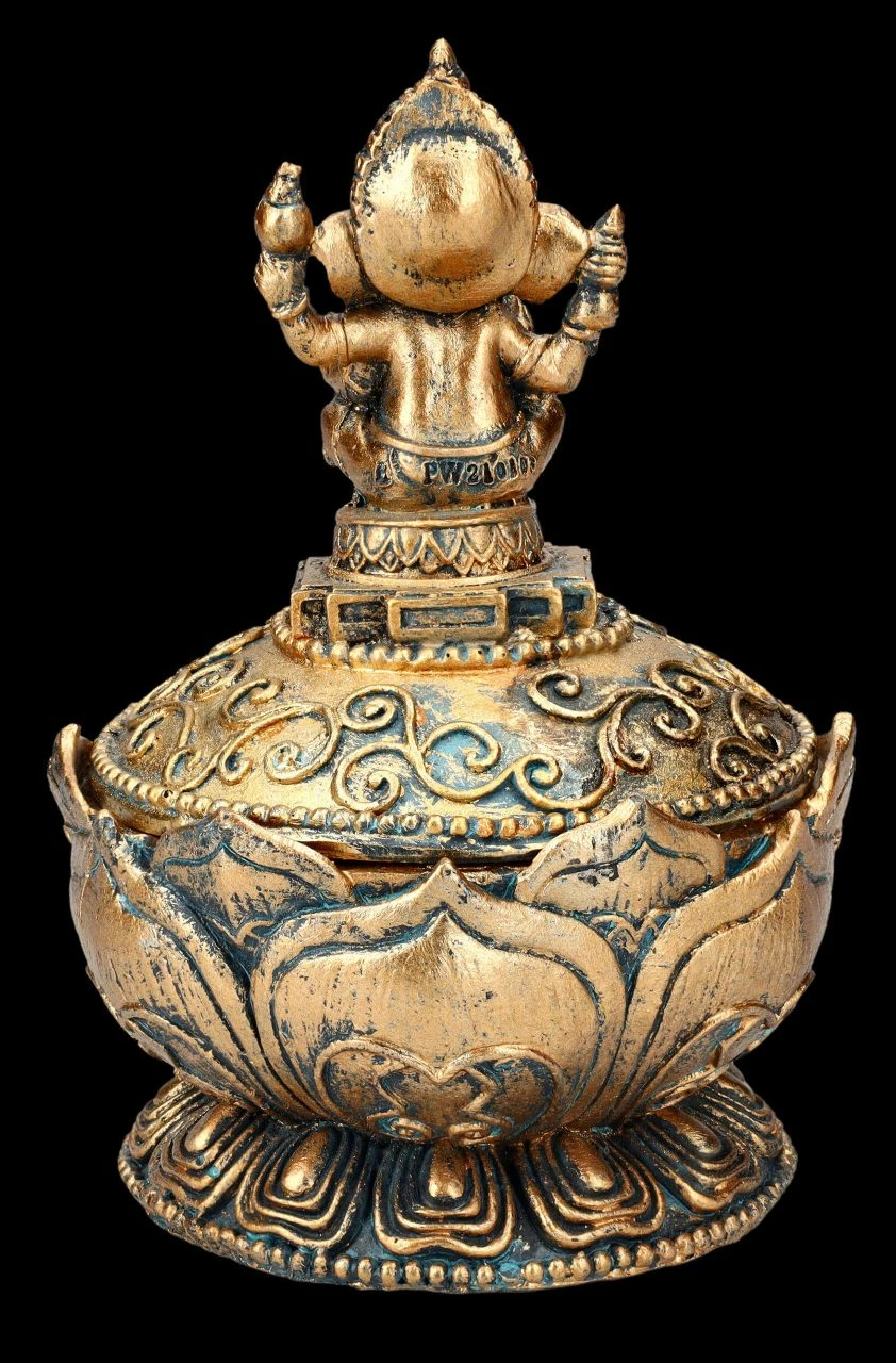 Schatulle - Lotus Mit Ganesha 7 Schatulle - Lotus Mit Ganesha – Bild 5