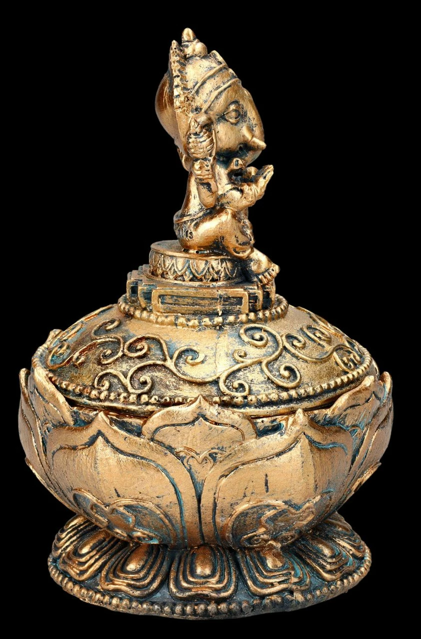 Schatulle - Lotus Mit Ganesha 8 Schatulle - Lotus Mit Ganesha – Bild 6