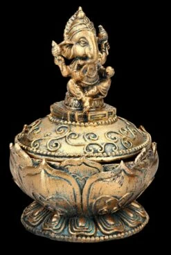 Schatulle - Lotus Mit Ganesha 12 Schatulle - Lotus Mit Ganesha -FIGUREN Verkäufe FS25486 Schatulle Lotus mit Ganesha 9 1280x1280