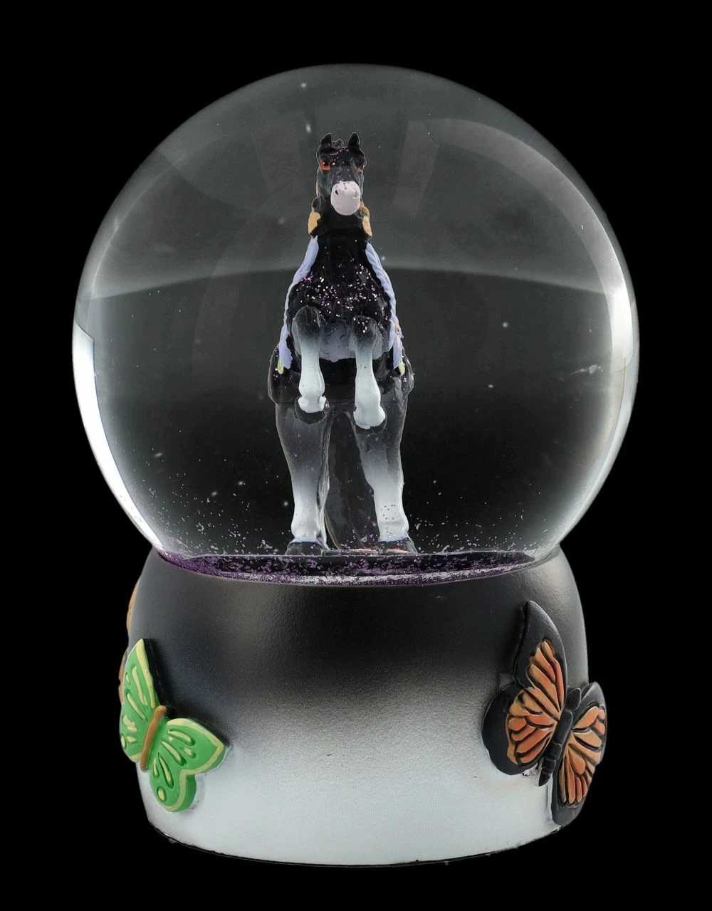 Schneekugel Pferd - Black Beauty 6 Schneekugel Pferd - Black Beauty – Bild 4