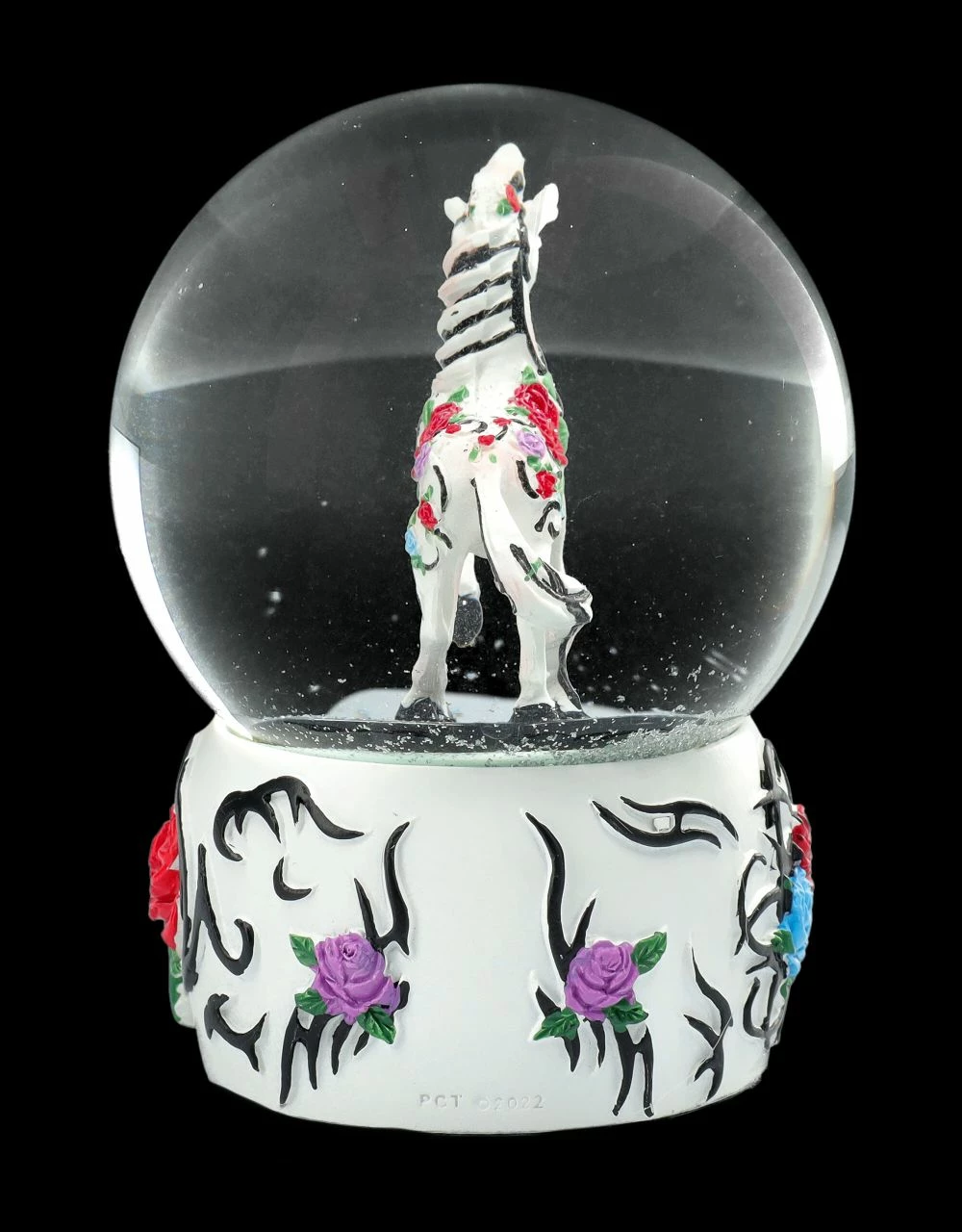 Schneekugel Pferd - Tribal Rose 8 Schneekugel Pferd - Tribal Rose – Bild 6
