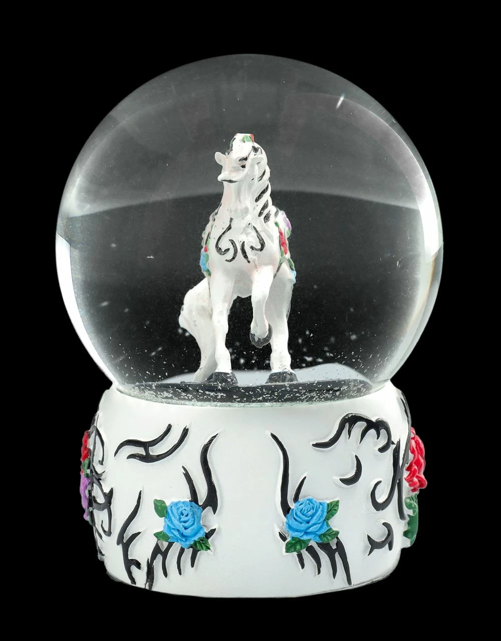 Schneekugel Pferd - Tribal Rose 7 Schneekugel Pferd - Tribal Rose – Bild 5