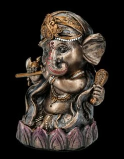 Rückfluss-Räucherhalter - Musizierender Ganesha -FIGUREN Verkäufe FS25685 R ckflussr ucherhalter Musizierender Ganesha 2 1280x1280