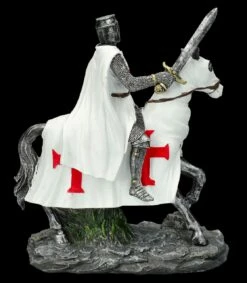 Tempelritter Figur Reitend Auf Pferd -FIGUREN Verkäufe FS25702 Tempeltitter Figur reitend auf Pferd 6 1280x1280