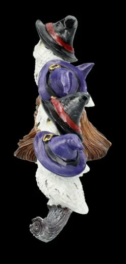 Lustige Eulen Figuren Auf Hexenbesen -FIGUREN Verkäufe FS25718 Lustige Eulen spielen auf Hexenbesen 4 1280x1280