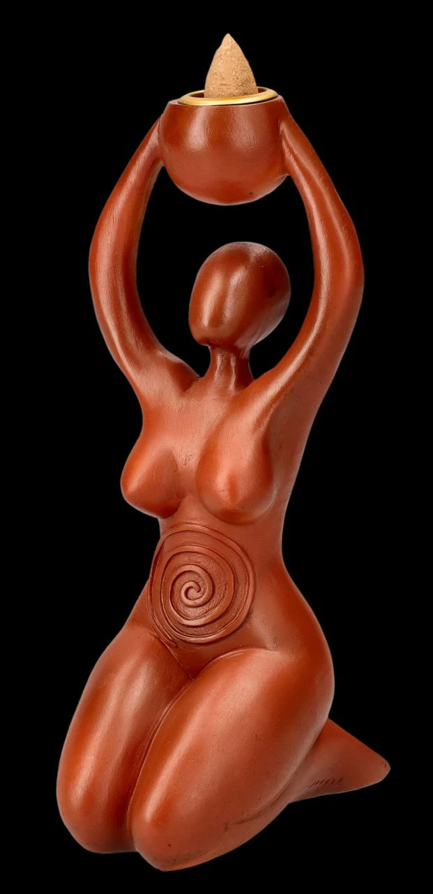 Rückfluss-Räucherhalter - Spiral Göttin Tribut 9 Rückfluss-Räucherhalter - Spiral Göttin Tribut – Bild 7