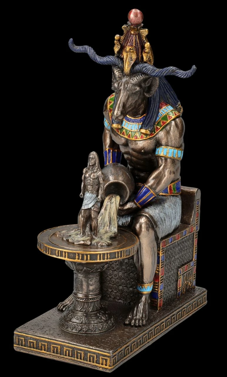 Chnum Figur - Ägyptischer Gott Der Schöpfung 8 Chnum Figur - Ägyptischer Gott Der Schöpfung – Bild 6