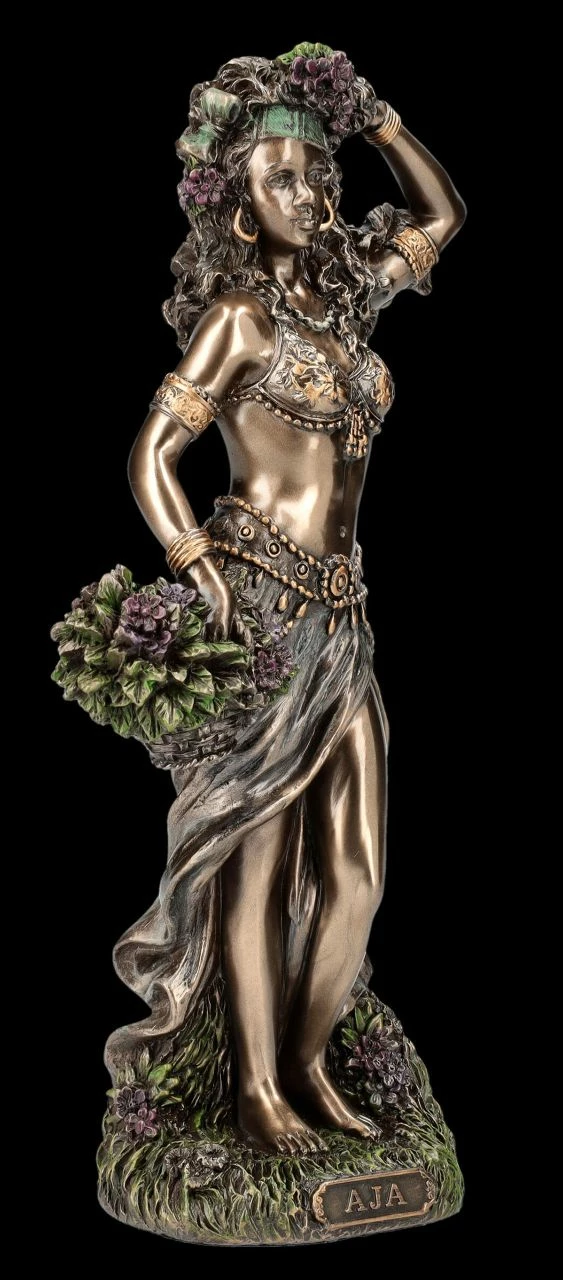 Aja Figur - Yoruba Göttin Des Waldes & Der Kräuter 4 Aja Figur - Yoruba Göttin Des Waldes & Der Kräuter – Bild 2