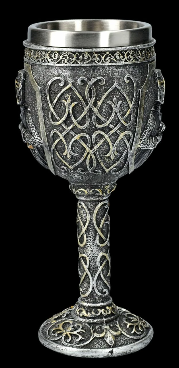 Kelch Kreuzritter - Schwarzer Ritter Mit Schwert 5 Kelch Kreuzritter - Schwarzer Ritter Mit Schwert – Bild 3