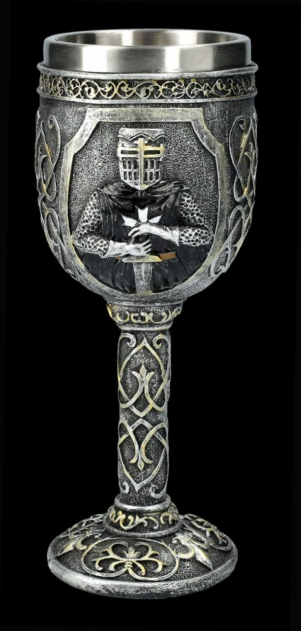 Kelch Kreuzritter - Schwarzer Ritter Mit Schwert 3 Kelch Kreuzritter - Schwarzer Ritter Mit Schwert