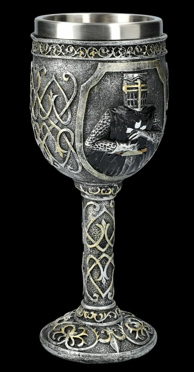 Kelch Kreuzritter - Schwarzer Ritter Mit Schwert 4 Kelch Kreuzritter - Schwarzer Ritter Mit Schwert – Bild 2