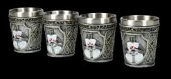 Schnapsbecher 4er Set - Kreuzritter Weiß -FIGUREN Verkäufe FS26109 Schnapsbecher 4er Set Kreuzritter weiss 2 1280x1280